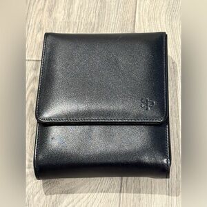 Sneaky Pete Black Leather Bi-Fold Holster Minimalist Design